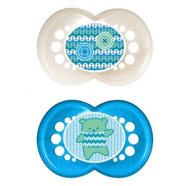 MAM 66542300 - Original Silikon 6-16 Monate - Karussellpferd rosa