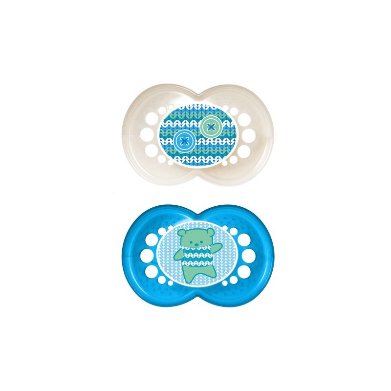 MAM 66542300 - Original Silikon 6-16 Monate - Karussellpferd rosa