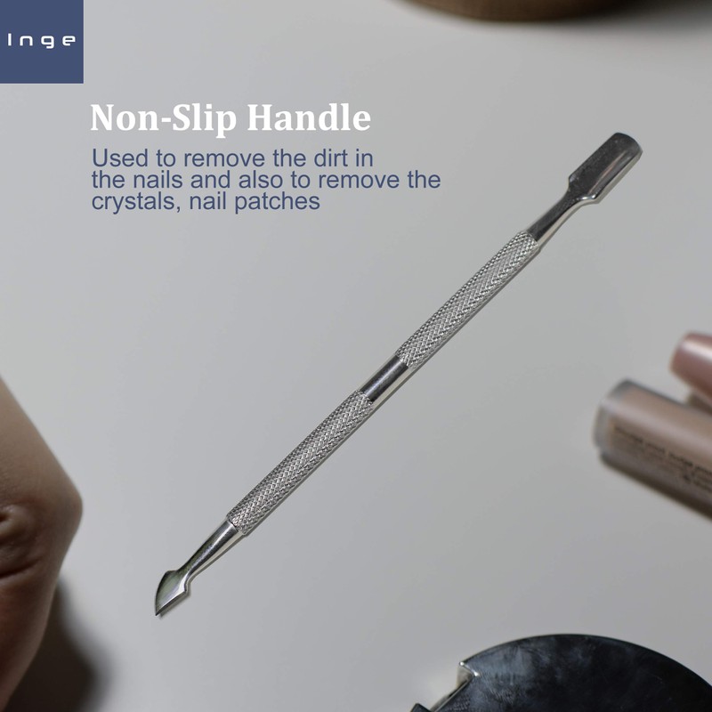 Inge Cuticle Pusher Tool | Cuticle Pusher | Professional Stainless