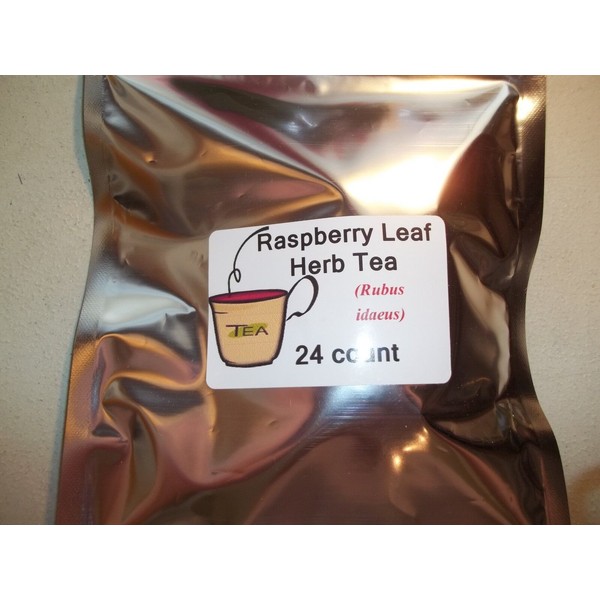 Raspberry Leaf Herb Tea Bags (Rubus idaeus)  24 count