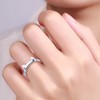 Yumilok Infinity Knot Entirely BFF Friendship Silver Rings for Women