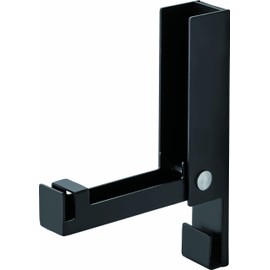 Yamazaki 5743 Wind Chime & Shimenawa Holder, Black, Approx. W 0.9 x D 0.9 x H 4.3 inches (2.4 x 2.3 x 11 cm), Tower, Easy Installation with Magnet, Christmas Wreath Hanging