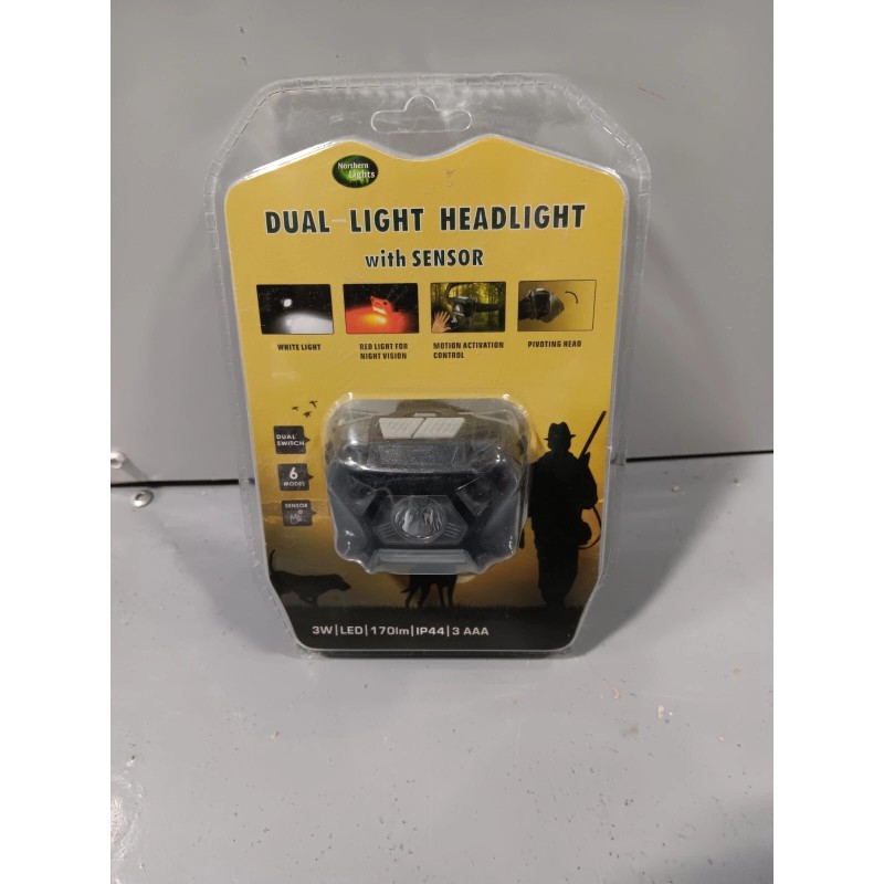 Lights Northern lights dual light headlight with SENSOR NEW 3W