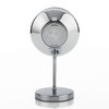 Kela 21496 Standspiegel, 1-/3-fach Vergrößerung, mit Beleuchtung, Ø 15cm, Metall,