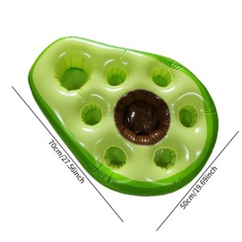 MagiDeal Floating Drink Holder Water Fun Toy, Drink Float Coaster, Premium Portable Inflatable Cup Holder for Swimming Pool