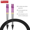 165ft/50m OM4 LC to LC Fiber Patch Cable Outdoor Armored,