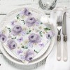 AnyDesign - Paquete de 80 servilletas florales para el almuerzo