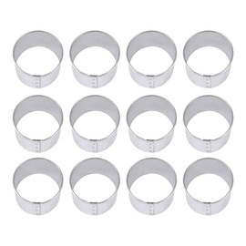 1 Dozen/12 Count Mini Circle Round 1.5 Inch Cookie Cutters from The Cookie Cutter Shop – Tin Plated Steel Cookie Cutters