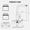 AVSIILE Single Hole Kitchen Faucets with Pull Down Sprayer, Single
