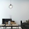 EGLO Straiton Black Steel Modern Geometric Pendant Light