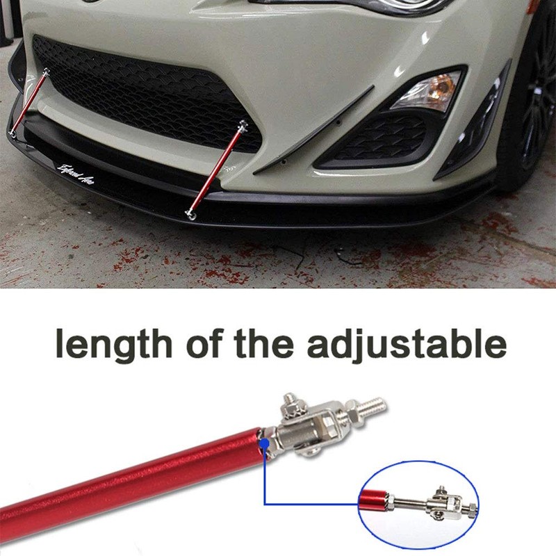 Riloer 2 Pack Universal Adjustable Front/Rear Bumper Support Poles Telescopic