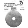 1/2 ID x 3 OD Stainless Steel Fender Washer Large