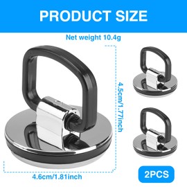 Colaren 2 PCS Upgraded Bath Plug Replacement, Universal Plug with Large Easy Lift Grab Handle for Kitchen and Bathroom Hole (42-46mm)