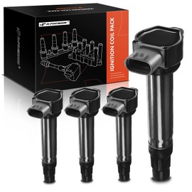 A-Premium 4 paquetes de bocinas de encendido compatibles con vehículos Mitsubishi – 2.0L 2.4L – Lancer 2008-2017, Outlander 2008-2013, Outlander Sport 2011-17, RVR 2011-15 – Aspirado naturalmente (no