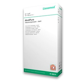 Saxomed Kompressen 10x20 steril - 50 St√ºck Vlieskompressen Wundauflagen steril - Wundkompressen nicht haftend - Gaze Verbandsmaterial