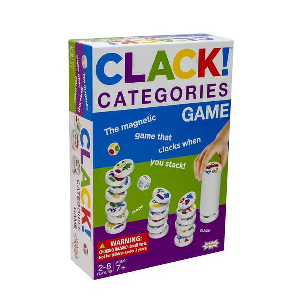 AMIGO Clack! Categories, Kids Magnetic Stacking Game for Ages 7+