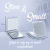 MIRRORVANA 10X Magnifying Makeup Mirror for Travel - Mini, 10X/1X