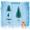 Kaket 24 PCS Artificial Mini Christmas Trees, Bottle Brush Christmas