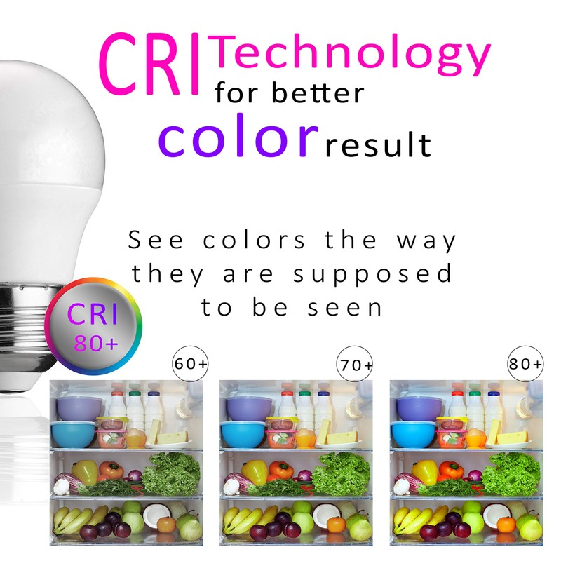 Refrigerator Light Bulb LED - SMD A15 4W 40Watt Equivalent