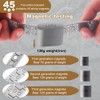 38 Titanium Power Magnetic Bracelet for Men Silver Gold Adjustable