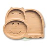 Moon and Moo Hippo Bamboo Suction Plate for Kids, Toddlers