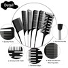 Peine para teñir el cabello, 6 piezas, peine para teñir