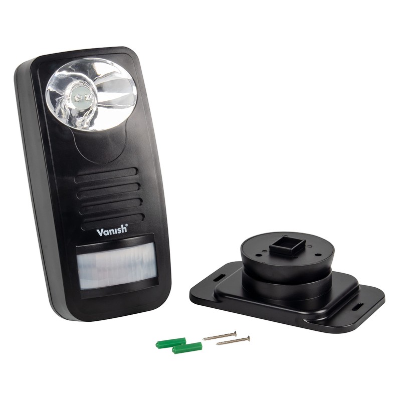 Vanish Wildlife Repeller WVT-1 LED Light & FM Radio PIR