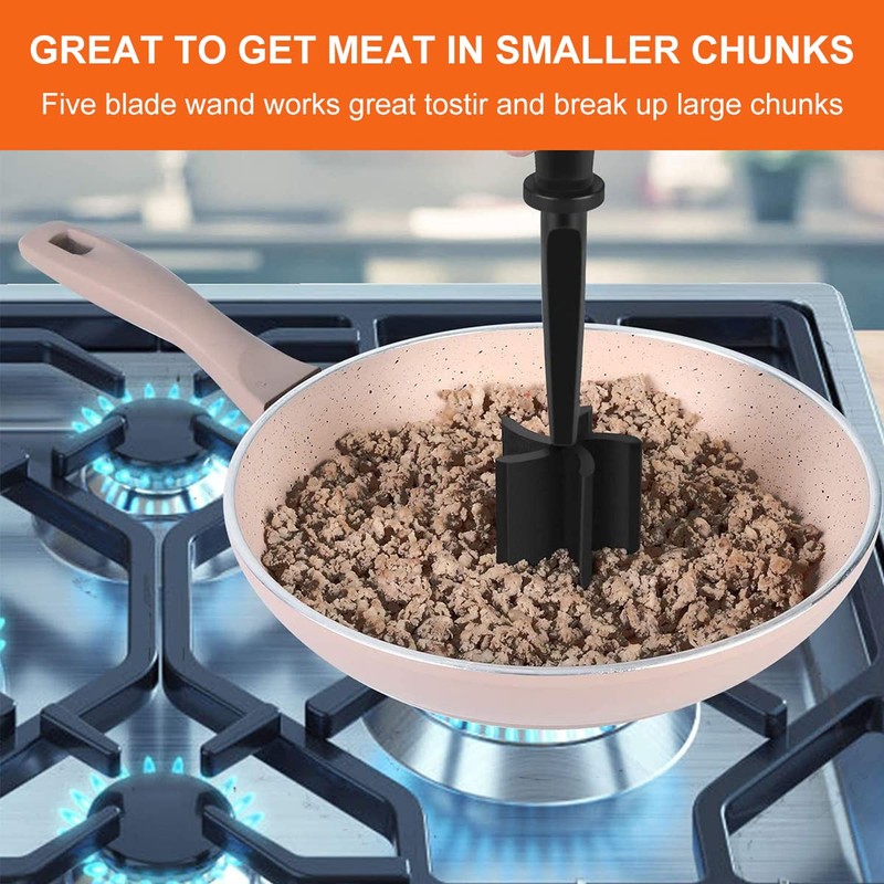 Meat Chopper Heat Resistant Meat Chopper with Non-Slip Handle Nylon