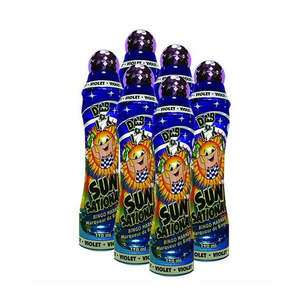Sunsational Six Pack 4oz Violet Bingo Dauber