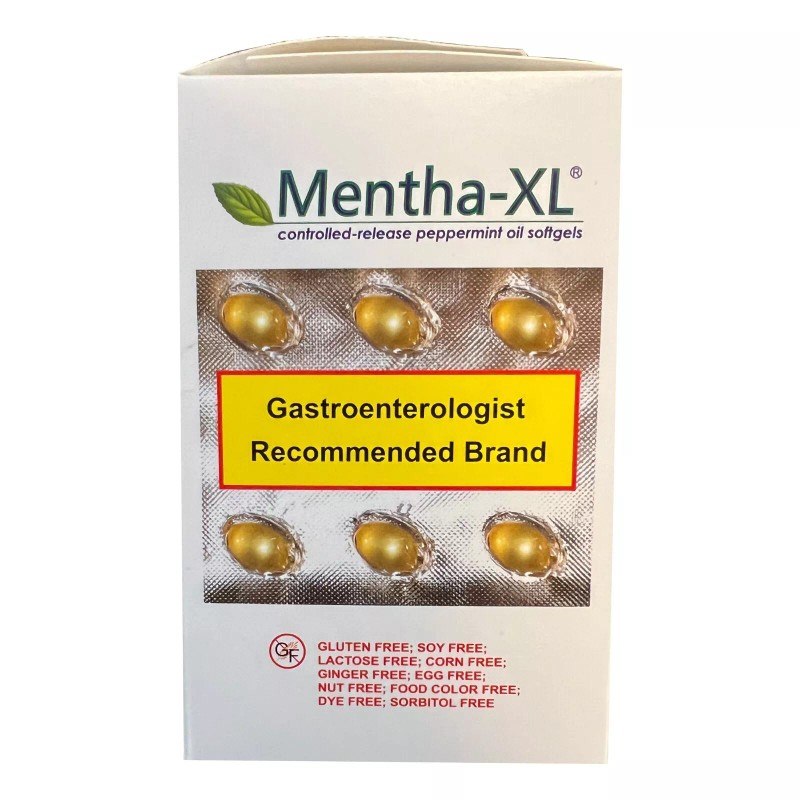 Mentha-XL 84cnt Softgels for IBS - - #1 Gastroenterolo