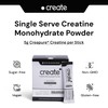 Create Single Serve Creatine Monohydrate Powder – 5g Creapure Creatine