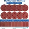 100Pcs 125mm Sanding Discs 800 Grit 8-Holes Hook and Loop