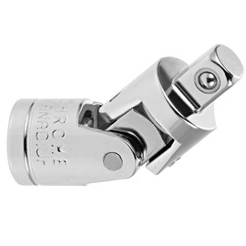 TA-VIGOR 1/4 Inch Drive Universal Joint Socket, Cr-V Spring Loaded Impact Swivel Adapter Set for Ratchet and Wrench, Chrome Vanadium Steel Socket Adapter for Automotive Repair and DIY