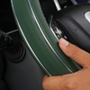 ALEMODR Custom Leather Steering Wheel Cover for Ford F-150, F-250,