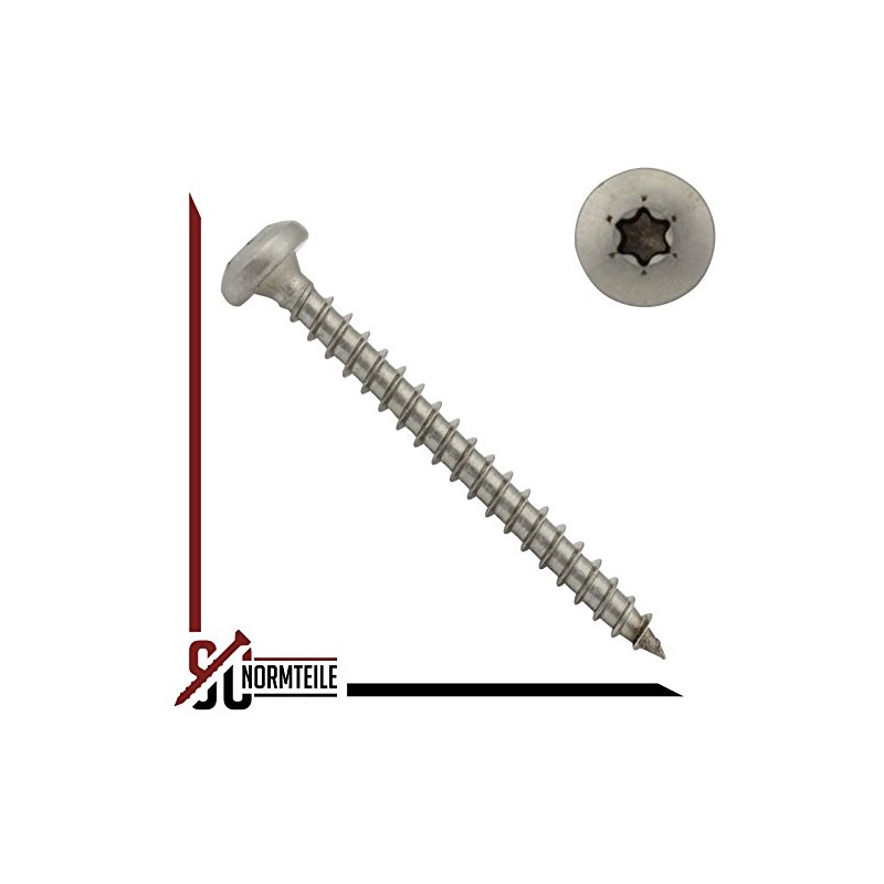 SC9045 Chipboard Screws with Round Head and TX – 4
