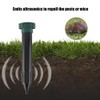 2PCS Garden Electric Ultrasonic Drive Pest Animal Bird Cat Dog