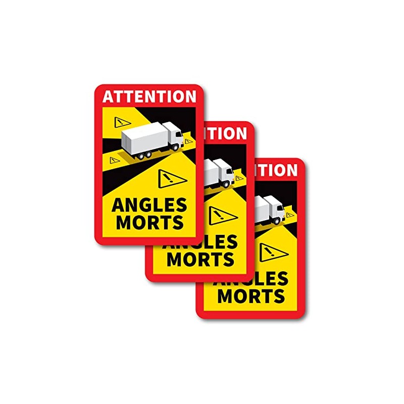 Signs247 Angles Morts Stickers Blind Spot Stickers for lorries, vans