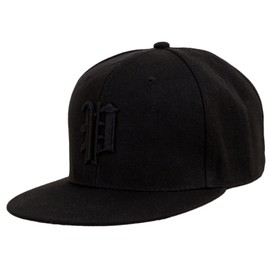 4sold Kids Snapback Hat with Raised 3D Black Embroidery Letter Baseball Cap Hip-Hop Cap Hat Headwear (P)