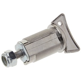 FJM Security 0781L Thumb Turn Cam Lock with 1-1/8" Cylinder and Chrome Finish