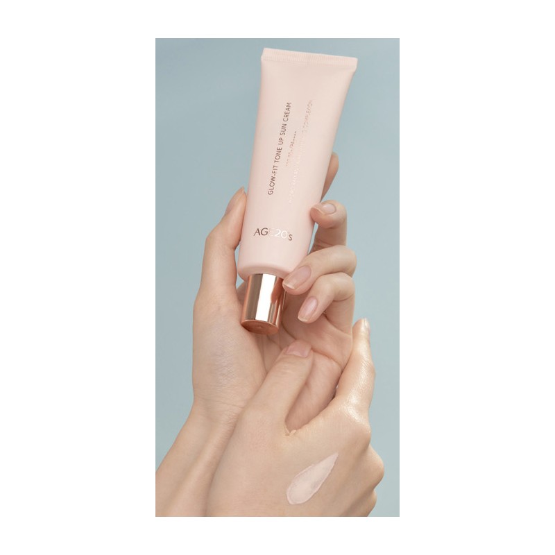 Age 20's Glow Fit Tone-Up Sun Cream SPF50+ PA++++, 50ml,