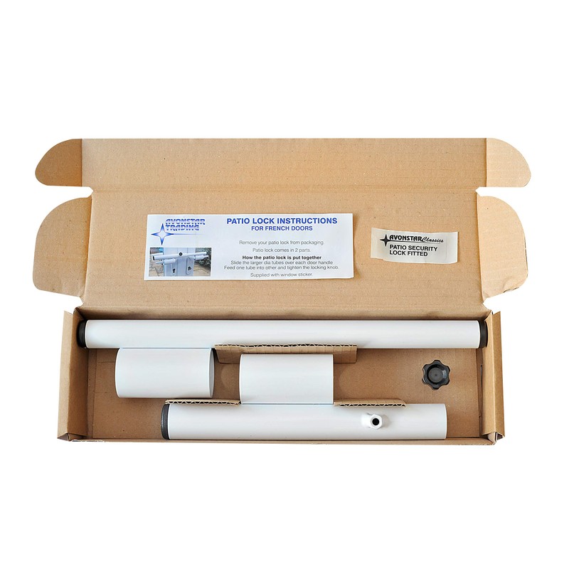 Patio Door Security Lock (White)