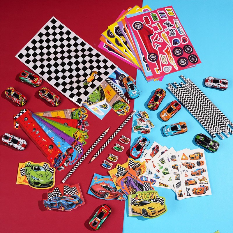 Vanblue 96 Pcs Race Car Party Favors Hot Car Goodie