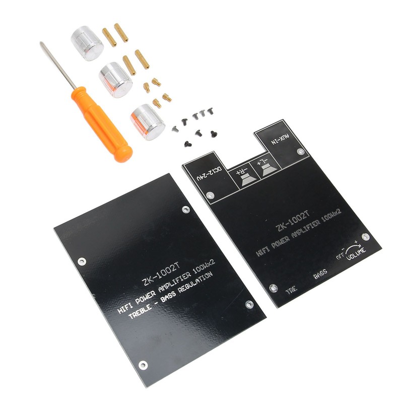 Power Amplifier Module Dual Channel Subwoofer 100Wx2 DC12‑24V BT 5.0