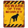 Print Crafted - Beware Of The Monkey | Vintage Metal