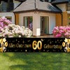 60th Birthday Banner Man 60th Birthday Decoration Banner Gold Black