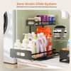 Delamu 2 Pack Metal Bathroom Organizers and Storage, 2 Tier