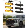 Sidi LED Amber Grill Lights for 2007-2024 Toyota Tundra Raptor