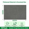 Thickened Magic Cleaning Cloths 10 Pack, Streak-Free Microfiber Towels, High-Absorbency