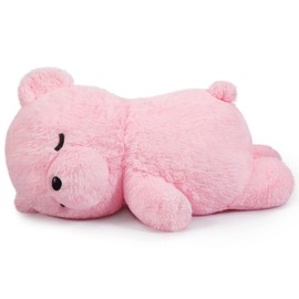 SNOWOLF Plush Koala Bear Plush Cute Stuffed Animal Toy Sleeping Bear(50cm/19.7in, Pink)
