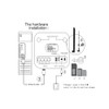 Wireless router 300M vertical full network through-wall industrial-grade CPE portable